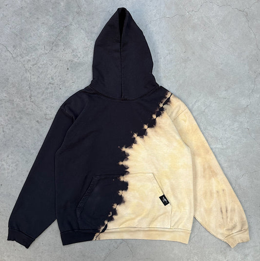 BLACK SPLIT HOODIE