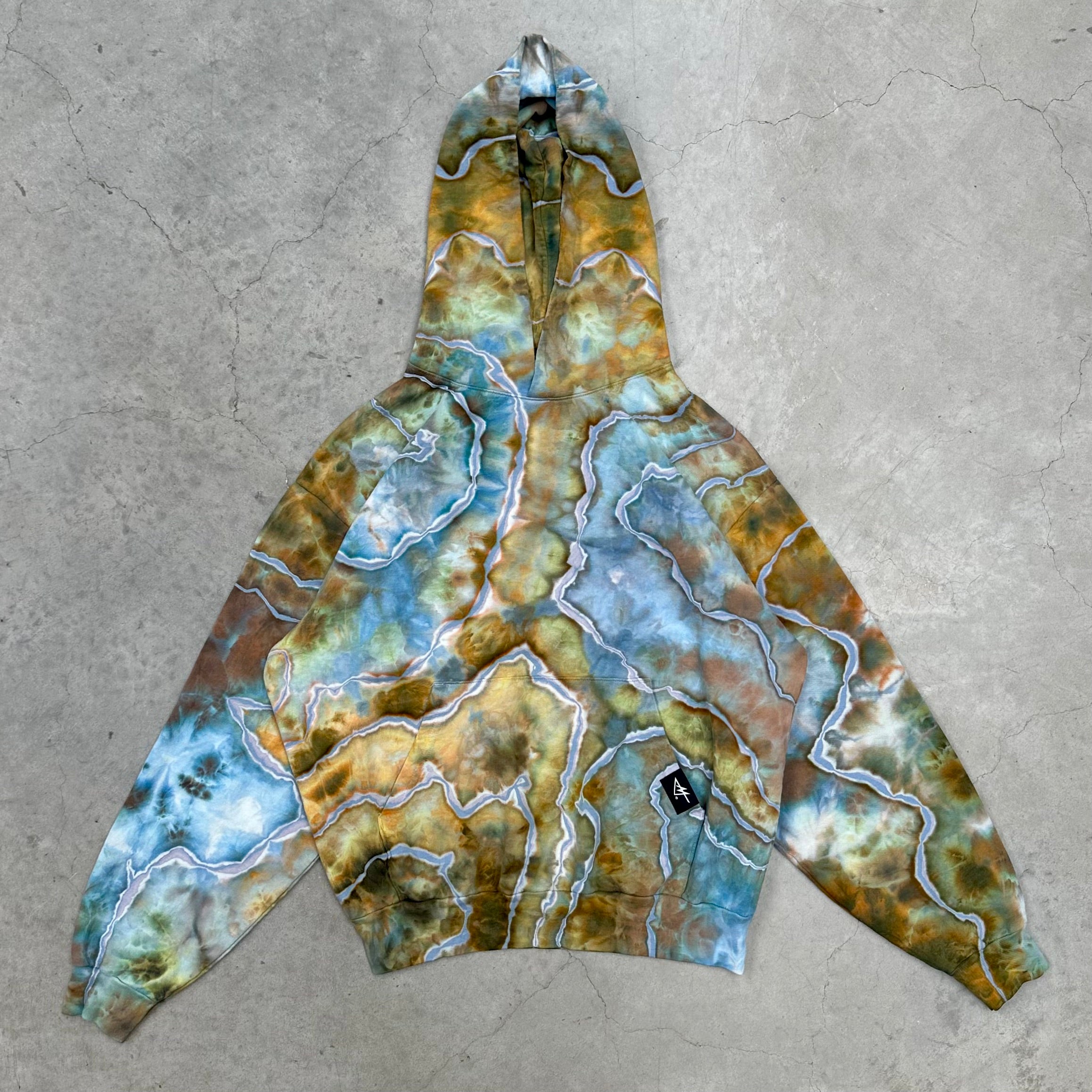 【EZKATON】24FW★ Paths Painting Heavy Cotton Hoodie EZKATONのPaths Painting Heavy Cotton Hoodie 全4色 EZKATON