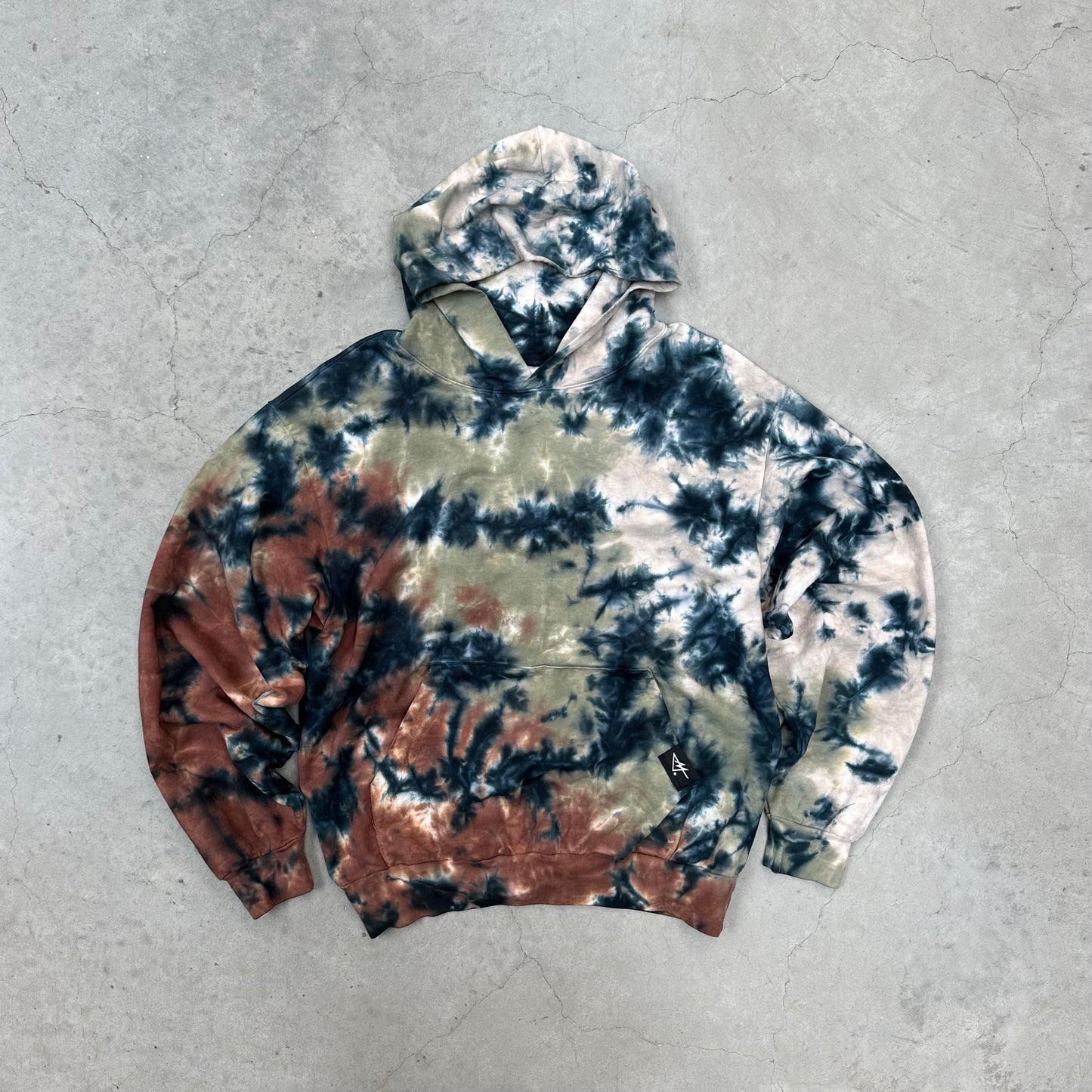 Camo Dyed French Terry Hoodie