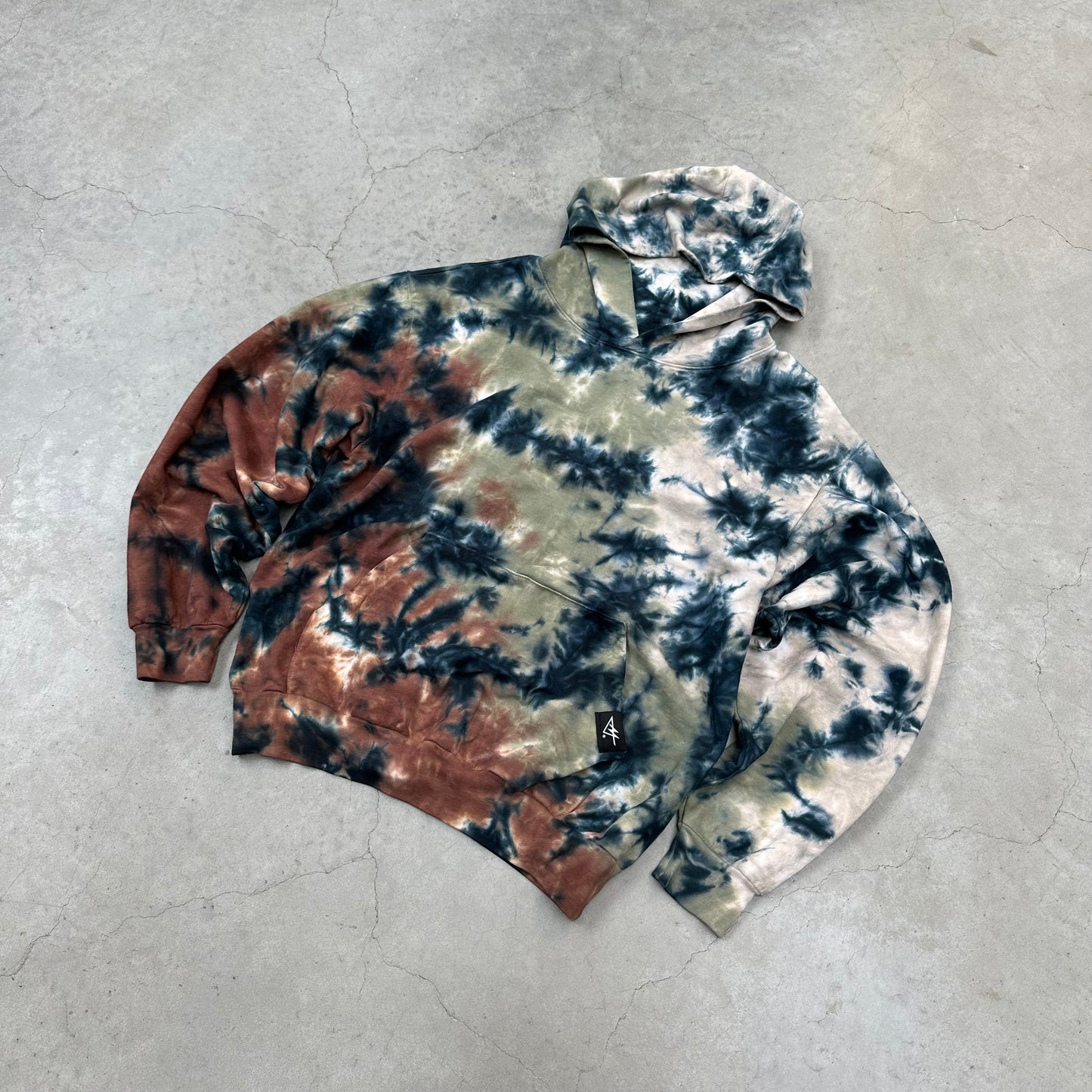 Camo Dyed French Terry Hoodie
