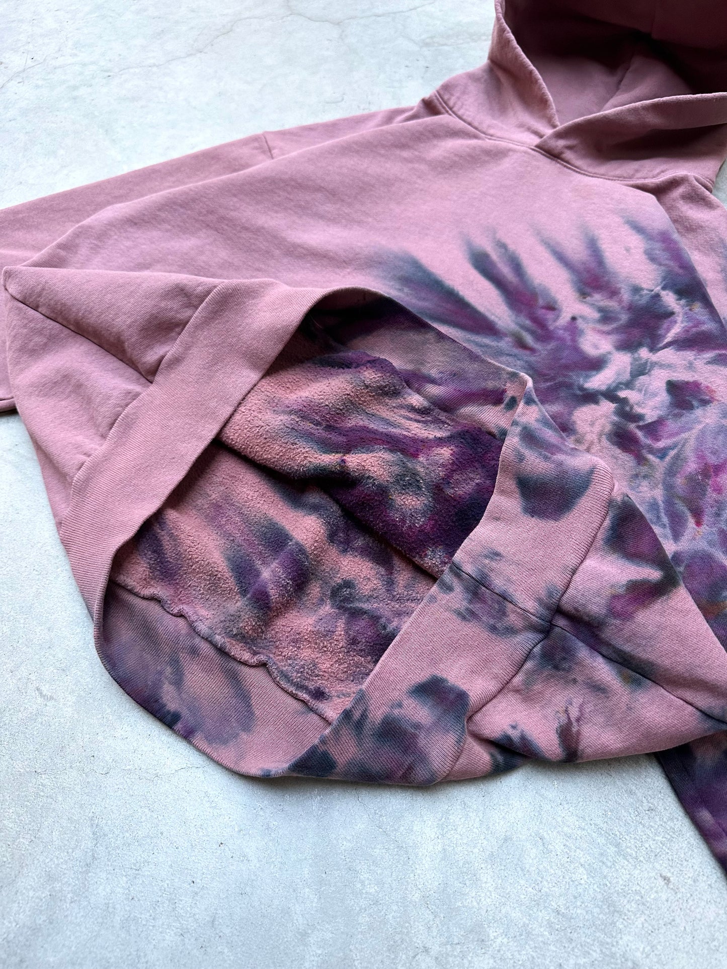 New* MAUVE SPLIT HOODIE