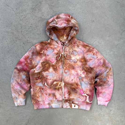 ROSE WOOD ZIP UP